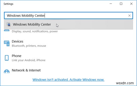 11 cách mở Windows Mobility Center 