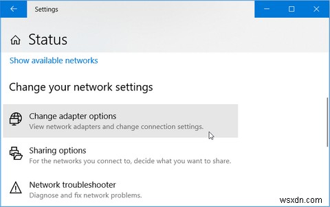 8 cách mở công cụ kết nối mạng của Windows 