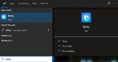 Samsung Bixby có sẵn cho Windows:Những điều bạn cần biết 