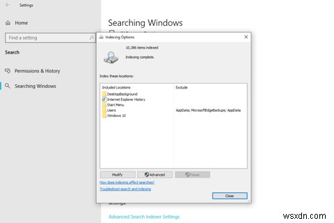 Tìm bất cứ thứ gì bằng Chế độ tìm kiếm nâng cao trong Windows 10 