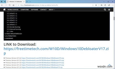 Xóa Fluff khỏi Windows 10 với Windows Decrapifier &Debloater 