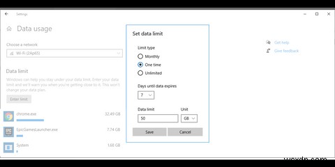 Cách kiểm soát lượng dữ liệu bạn sử dụng trong Windows 10 