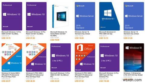 Cách kích hoạt Windows 10 Professional giá rẻ với WhoKeys.com 