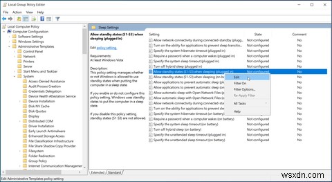 Cách khôi phục tùy chọn ngủ thiếu trong Windows 10 