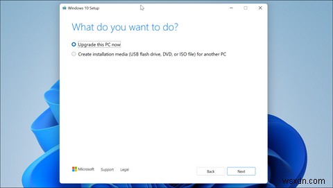 Cách hạ cấp từ Windows 11 xuống Windows 10 