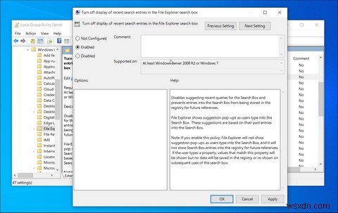 Cách xóa lịch sử thanh địa chỉ và tìm kiếm trên File Explorer trong Windows 10 