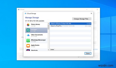 Cách sử dụng iCloud trên PC Windows 