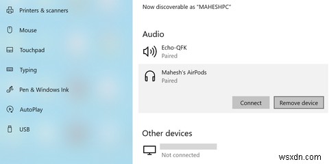 Cách khắc phục AirPods khi chúng không kết nối với PC chạy Windows 10 