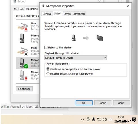Cách khắc phục vòng lặp phản hồi âm thanh micrô trong Windows 10 
