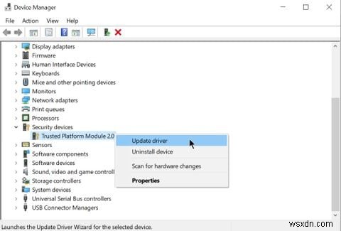 Cách sửa lỗi Nền tảng mô-đun đáng tin cậy (TPM) trong Windows 10 