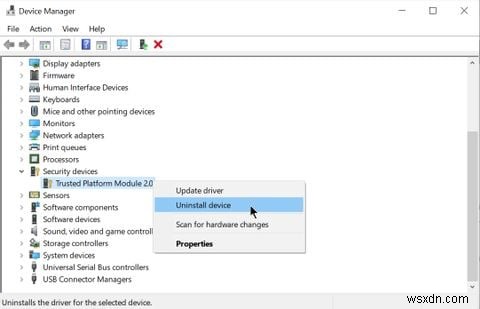 Cách sửa lỗi Nền tảng mô-đun đáng tin cậy (TPM) trong Windows 10 