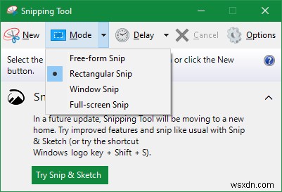 Cách sử dụng Windows Snipping Tool cho ảnh chụp màn hình của bạn 