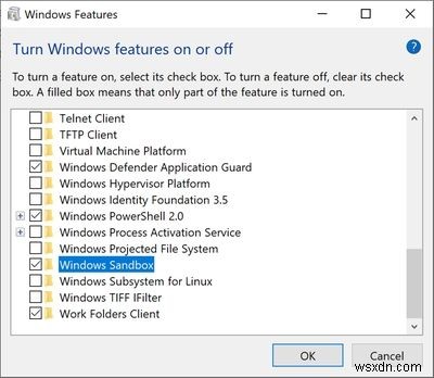 Cách thiết lập Windows Sandbox trên Windows 10 