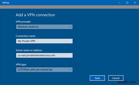 Cách thiết lập VPN trong Windows 10 