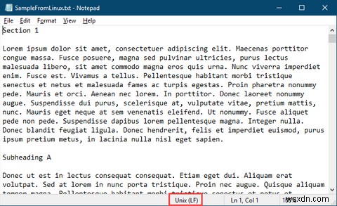 Notepad Windows 10 mới và cải tiến:Các mẹo và tính năng hữu ích 