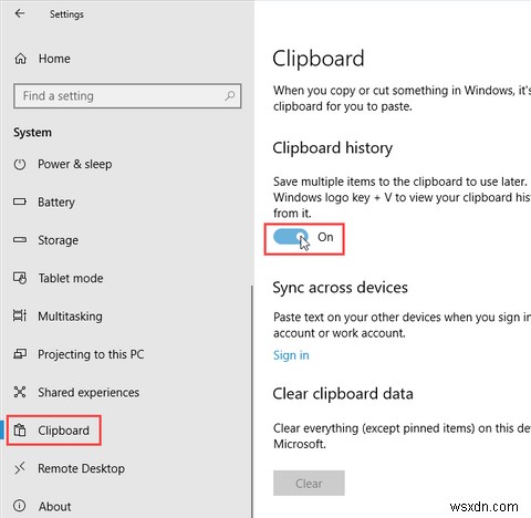 Bảng tạm Windows 10 mới:Mọi thứ bạn cần để sao chép dán 