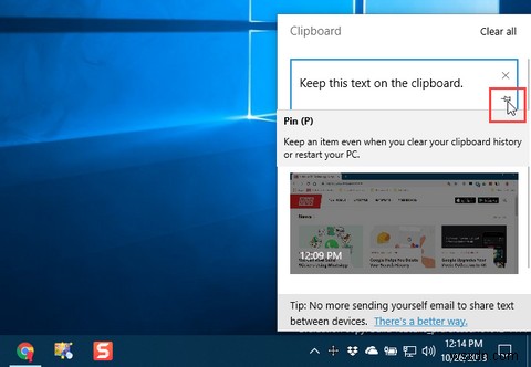 Bảng tạm Windows 10 mới:Mọi thứ bạn cần để sao chép dán 