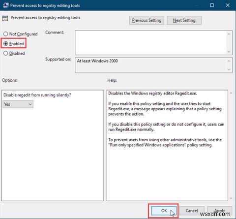 Cách tắt quyền truy cập vào Registry Editor trong Windows 10 