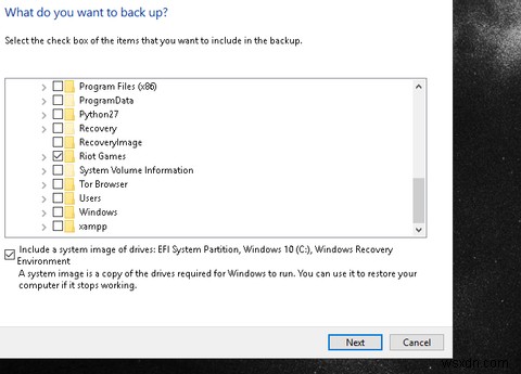 Hướng dẫn sao lưu dữ liệu Windows 10 cơ bản 