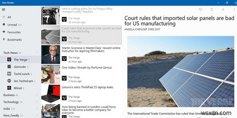 7 trình đọc RSS tốt nhất trong Windows Store 