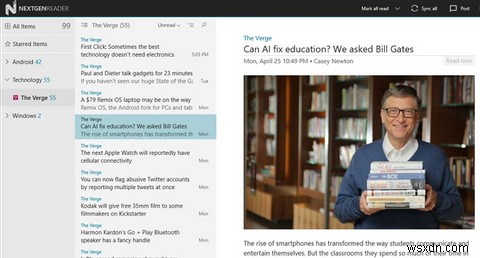 7 trình đọc RSS tốt nhất trong Windows Store 
