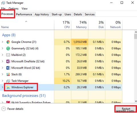 Phải làm gì khi Windows Explorer gặp sự cố trong Windows 10 