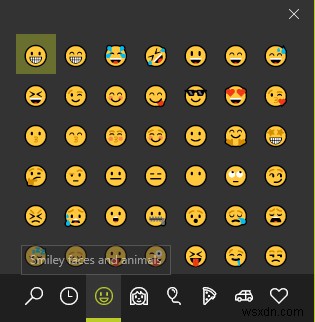 Nhập Biểu tượng cảm xúc theo cách dễ dàng trên Windows 10 với Bảng biểu tượng cảm xúc 