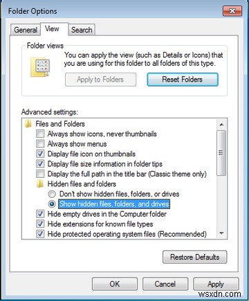 Cách dễ dàng để hiển thị các tệp và thư mục ẩn trong Windows 10, 8.1 và 7 