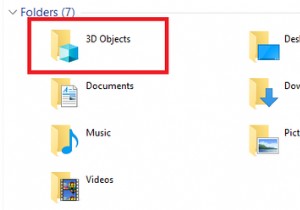 Đối tượng 3D trên Windows 10:Nó là gì và Cách xóa nó 