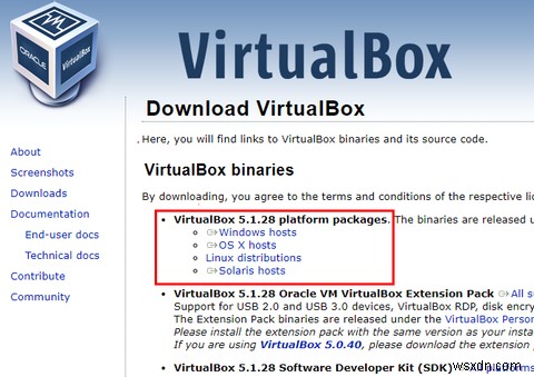 Cách sử dụng VirtualBox:Hướng dẫn người dùng 