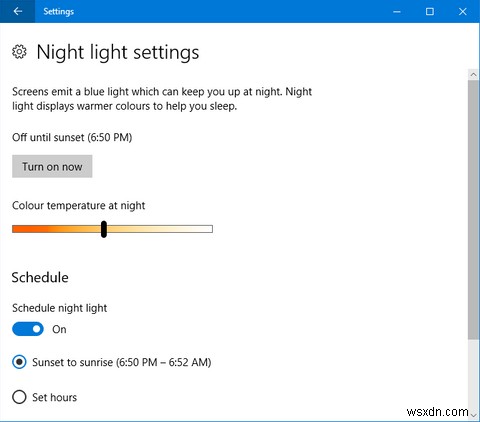 f.lux so với Windows 10 Night Light:Bạn nên sử dụng cái nào? 