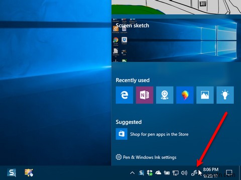 Cách sử dụng Windows Ink với màn hình cảm ứng trên Windows 10 