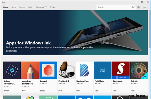 Cách sử dụng Windows Ink với màn hình cảm ứng trên Windows 10 