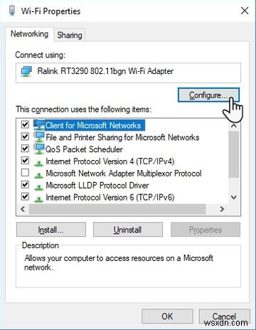 Cách tắt Wi-Fi khi kết nối Ethernet trong Windows 10 