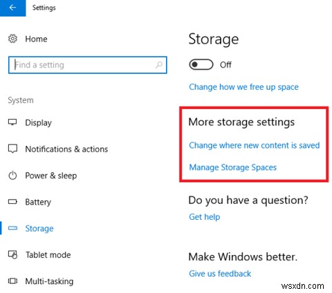 Tự động giải phóng dung lượng ổ đĩa với Windows 10 Storage Sense 