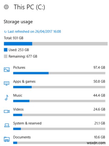 Tự động giải phóng dung lượng ổ đĩa với Windows 10 Storage Sense 