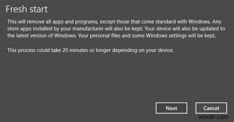 Một lý do để đặt lại hoặc làm mới Windows 10:Lộn xộn 