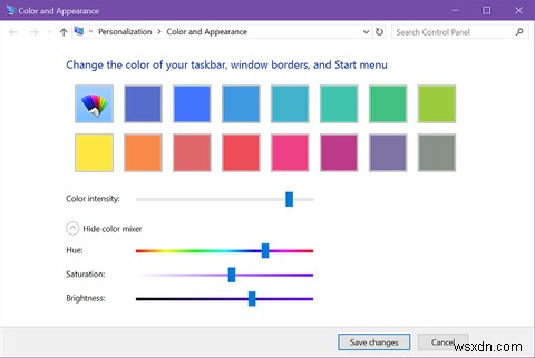 Cách đặt màu tùy chỉnh cho thanh tác vụ và thanh tiêu đề trong Windows 10 