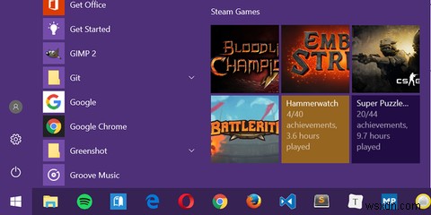 Cách thêm trò chơi trên Steam làm ô bắt đầu Live Tiles 