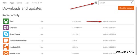 Cách xem ứng dụng nào đã được cập nhật gần đây trong Windows 10 