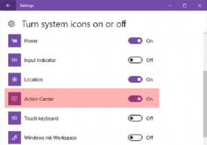 Cách tắt biểu tượng thanh tác vụ của Action Center trong Windows 10 