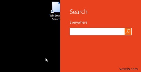 Cách mở khóa Windows 8 Search trong Windows 10 