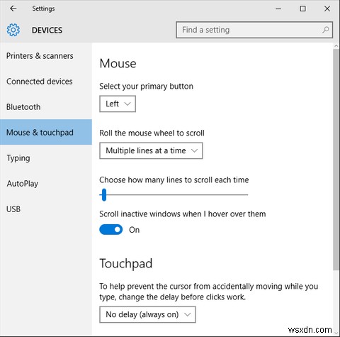 Windows 10 có thể cuộn Windows không được lấy nét ngay cả 