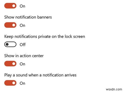 Cách tắt thông báo cho các ứng dụng cụ thể trong Windows 10 