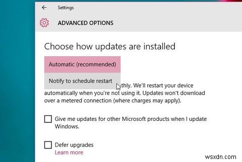 Cách ngăn bản cập nhật Windows 10 khởi động lại mà không cần hỏi 
