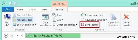 Thiết lập thư mục thông minh của Windows bằng cách lưu tìm kiếm của bạn 