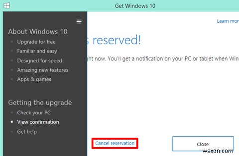 Dừng tải xuống và cài đặt Windows 10 trên thiết bị chạy Windows 7 hoặc 8 của bạn 