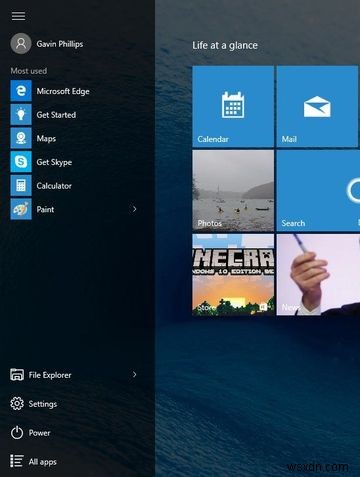 Liên tục:Chuyển đổi giữa Chế độ máy tính để bàn và máy tính bảng Windows 10 