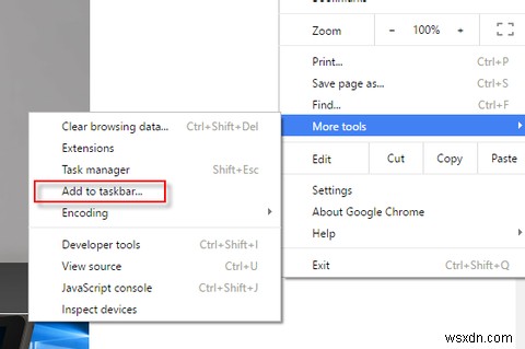 Sử dụng Chrome để tạo ứng dụng Windows 10 từ bất kỳ trang web nào 