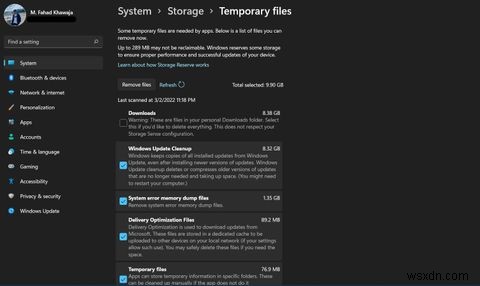 Cách sử dụng Storage Sense trên Windows 11 